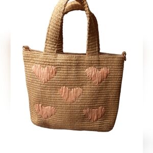 Lauren conrad Wicker hand bag